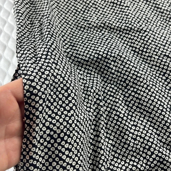 Eileen Fisher Pebble Print V-Neck Shift Sleeveless Dress Pockets Lightweight XL - Picture 6 of 11